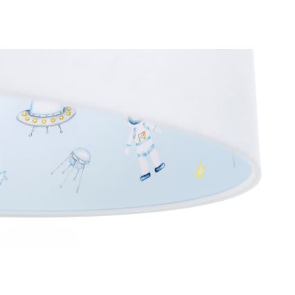 Hängande ljuskrona med textilsladd för barn SWEET DREAMS 1xE27/60W/230V diameter 30 cm