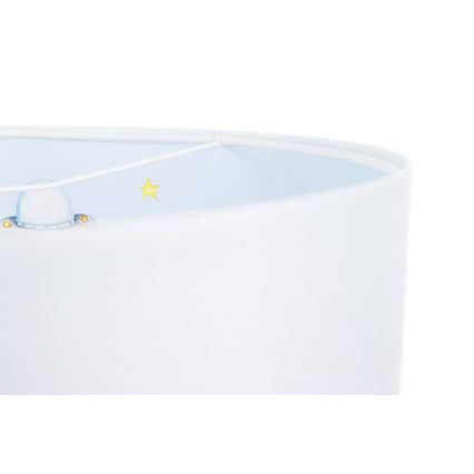 Hängande ljuskrona med textilsladd för barn SWEET DREAMS 1xE27/60W/230V diameter 30 cm
