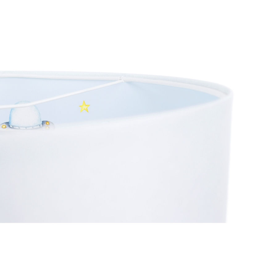 Hängande ljuskrona med textilsladd för barn SWEET DREAMS 1xE27/60W/230V diameter 30 cm