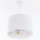 Hängande ljuskrona med textilsladd för barn SWEET DREAMS 1xE27/60W/230V diameter 30 cm