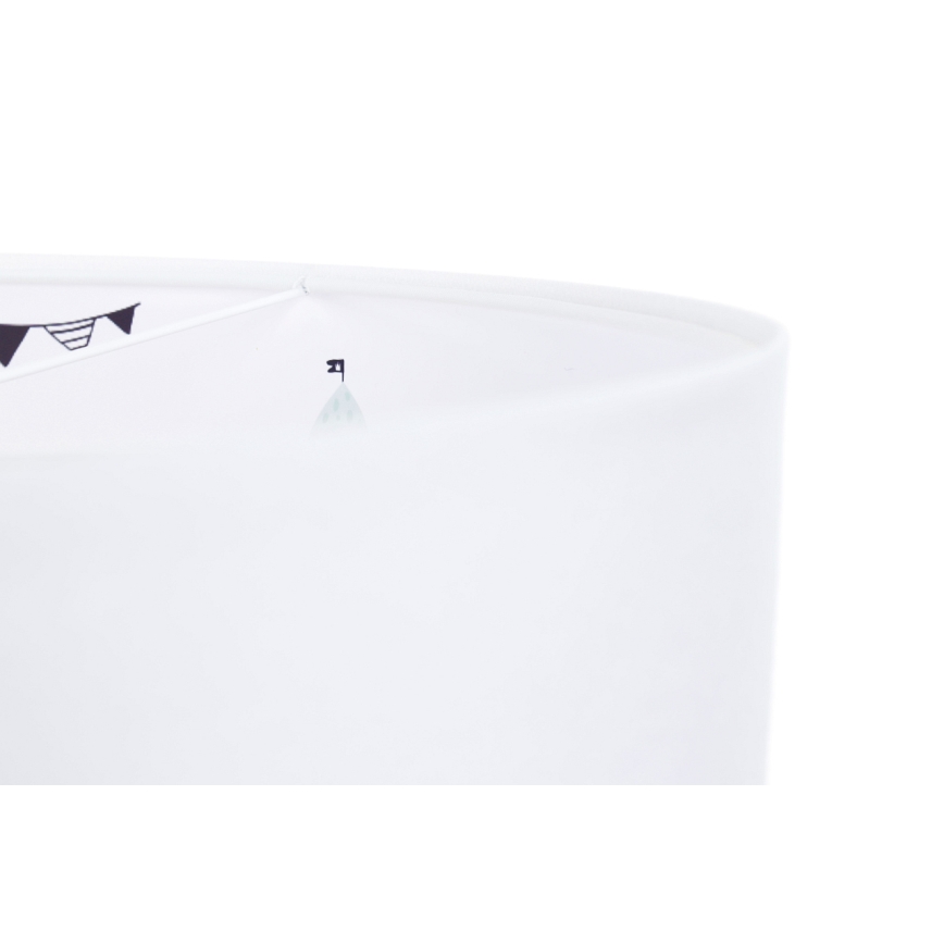 Hängande ljuskrona med textilsladd för barn SWEET DREAMS 1xE27/60W/230V diameter 30 cm