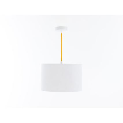 Hängande ljuskrona med textilsladd för barn SWEET DREAMS 1xE27/60W/230V diameter 30 cm