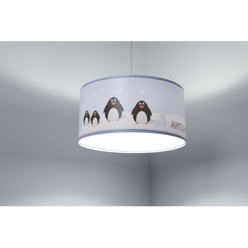 Hängande ljuskrona med textilsladd för barn SWEET DREAMS 1xE27/60W/230V diameter 30 cm