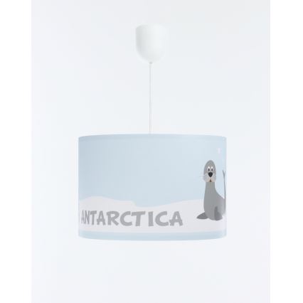 Hängande ljuskrona med textilsladd för barn SWEET DREAMS 1xE27/60W/230V diameter 30 cm