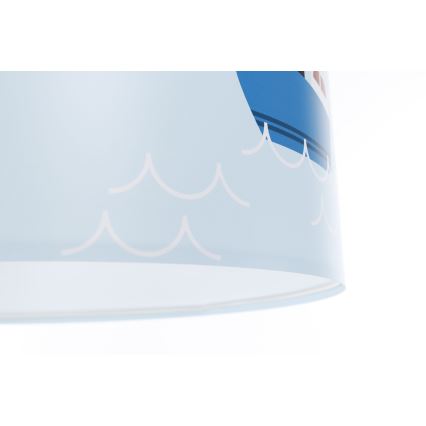 Hängande ljuskrona med textilsladd för barn SWEET DREAMS 1xE27/60W/230V diameter 30 cm