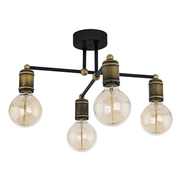 Hängande Ljuskrona RETRO 4xE27/60W/230V