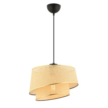 Hänglampa BARETTE 1xE27/60W/230V brun/guld