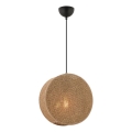 Hänglampa BIG DRUM med kabel 1xE27/60W/230V brun