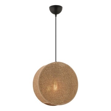 Hänglampa BIG DRUM med kabel 1xE27/60W/230V brun