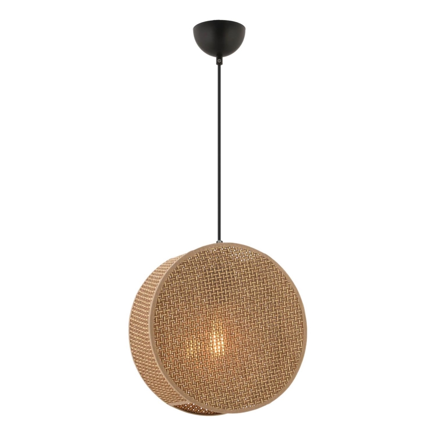 Hänglampa BIG DRUM med kabel 1xE27/60W/230V brun