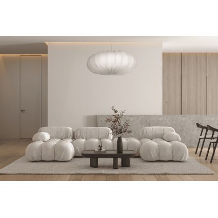 Hänglampa med kabel CAFEE 1xE27/40W/230V Ø 66 cm vit