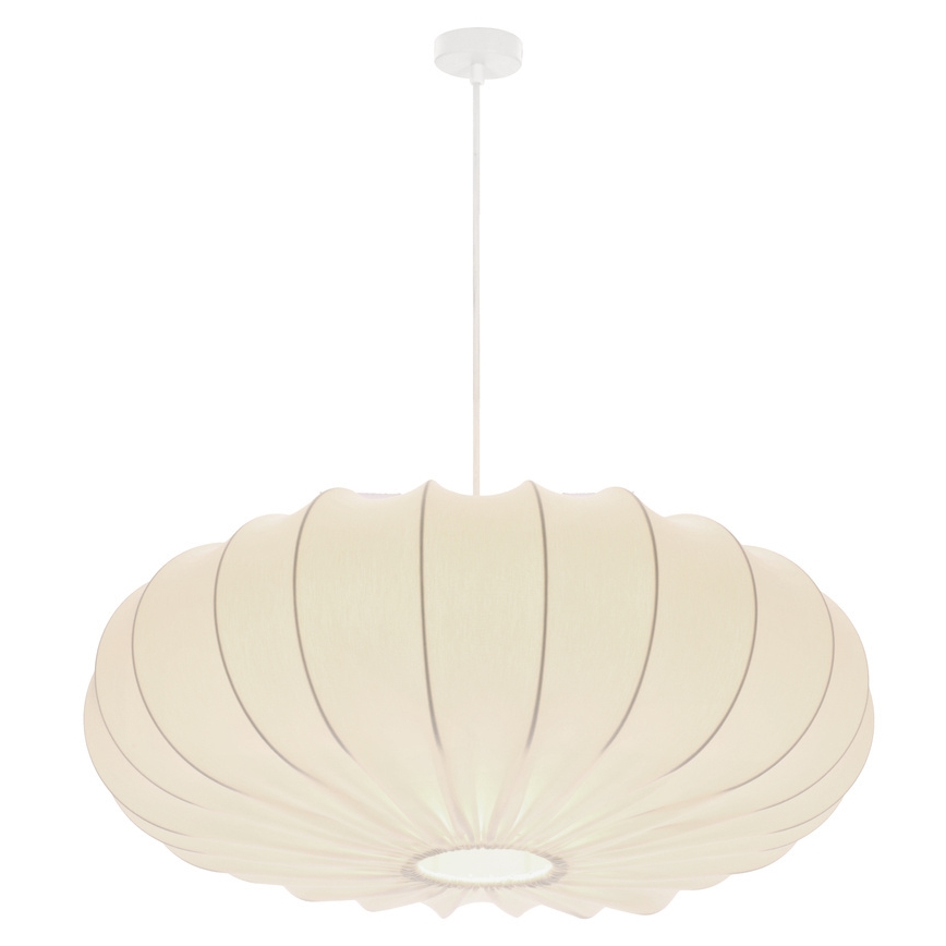 Hänglampa med kabel CAFEE 1xE27/40W/230V Ø 66 cm vit