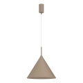 Hänglampa med kabel CAPITAL 1xGX53/15W/230V Ø 32 cm taupe