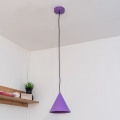Hänglampa med kabel ETNA 1xE27/15W/230V Ø 18,5 cm lila