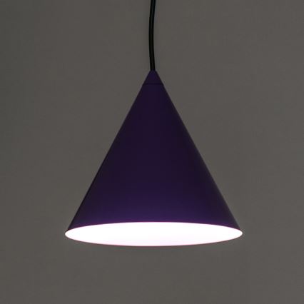 Hänglampa med kabel ETNA II 1xE27/15W/230V Ø 18,5 cm lila