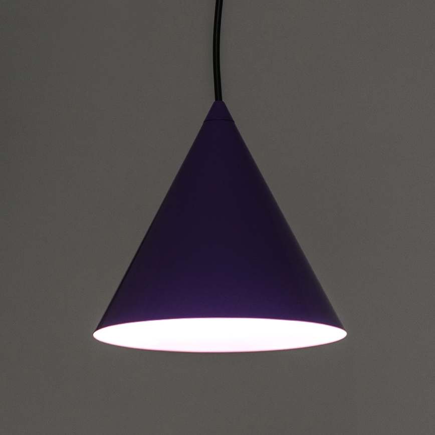 Hänglampa med kabel ETNA II 1xE27/15W/230V Ø 18,5 cm lila