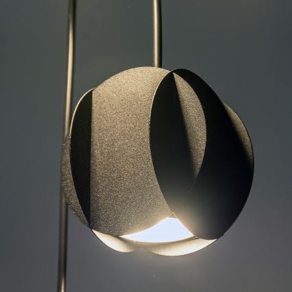 Hänglampa med kabel GAMBIT 4xGU10/10W/230V svart