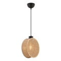Hänglampa med sladd DRUM 1xE27/60W/230V brun