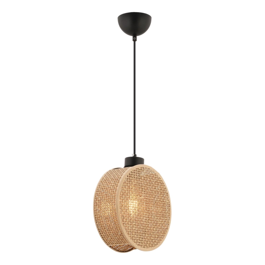 Hänglampa med sladd DRUM 1xE27/60W/230V brun