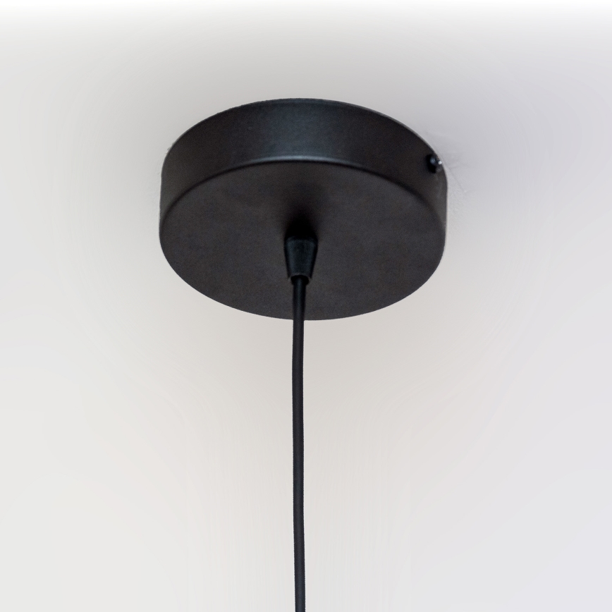 Hänglampa på kabel ECLIPSE 1xE27/15W/230V svart/guld