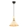 Hänglampa på kabel MONZA 1xE27/40W/230V Ø 25 cm krämvit/guld