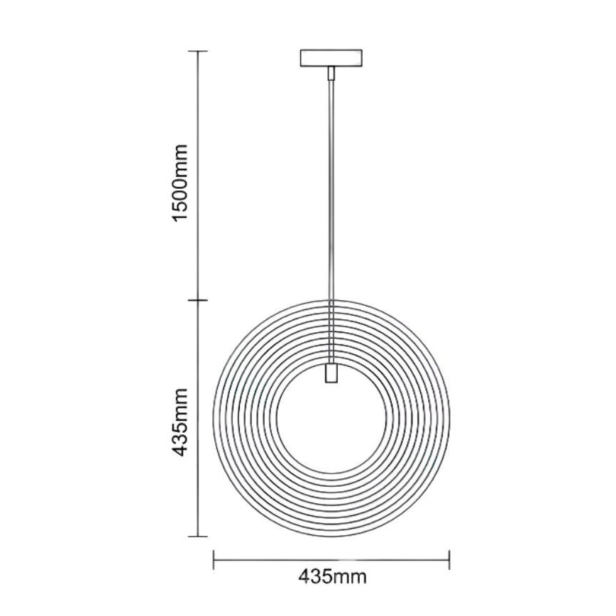 Hänglampa på sladd 1xE27/60W/230V Ø 43,5 cm massiv/faner/bok/gummiträ