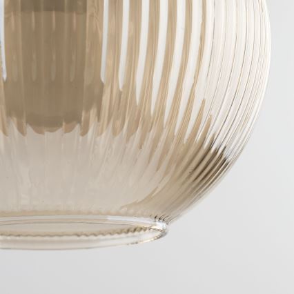 Hänglampa på sladd SOPHIA 1xE14/10W/230V svart/rökbeige