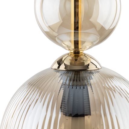 Hänglampa på sladd SOPHIA 1xE14/10W/230V svart/rökbeige