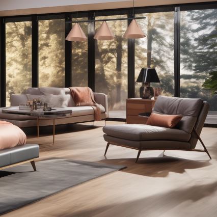 Hänglampa på vajer CAPITAL 3xGX53/15W/230V, koppar