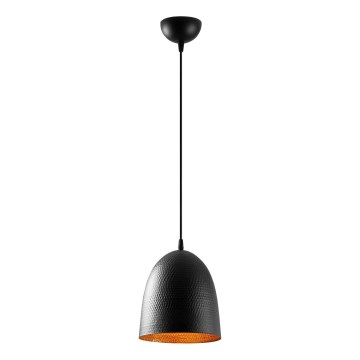 Hänglampa TATTOO 1xE27/40W/230V Ø 20 cm svart