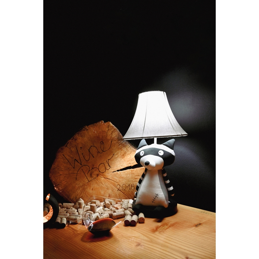 Happy Lamps - LED bordslampa för barn BEN LED/5,4W/230V tvättbjörn