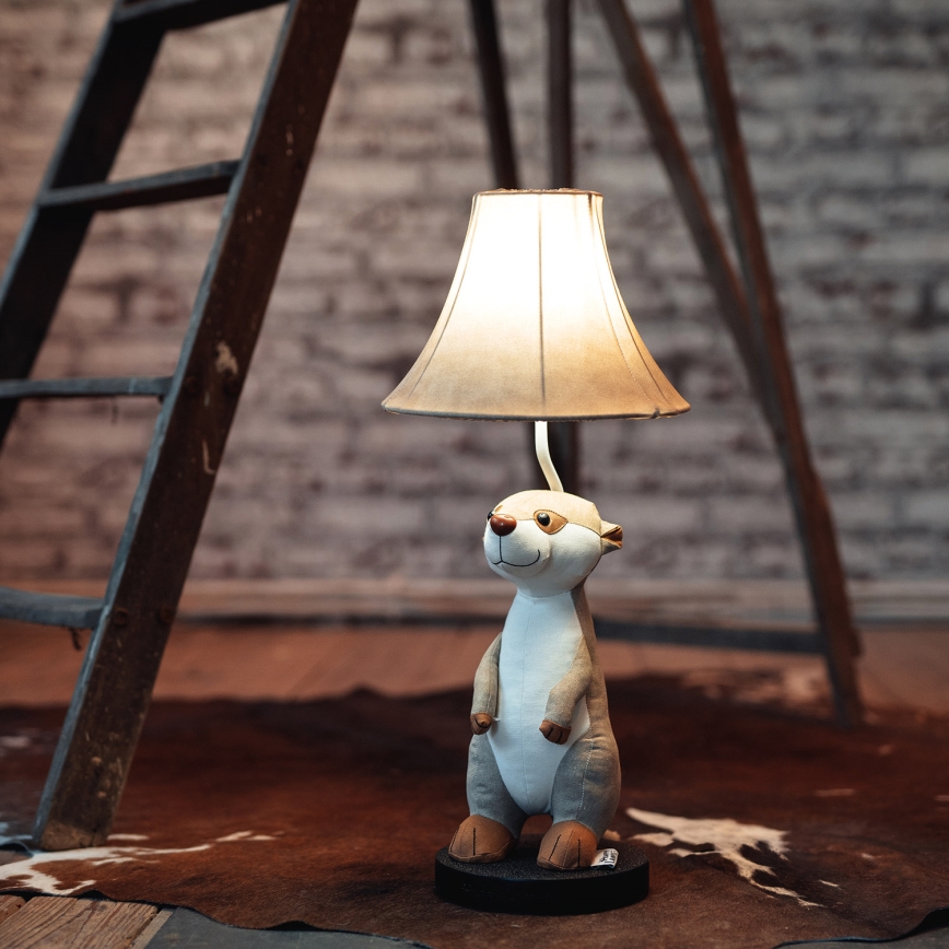Happy Lamps - LED bordslampa för barn EDDIE LED/5,4W/230V surikat