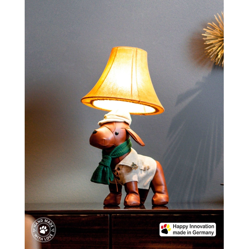 Happy Lamps - LED bordslampa för barn SPIKE LED/5,4W/230V jakthund