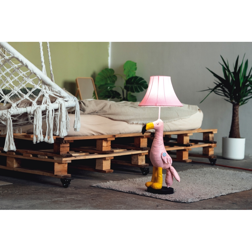 Happy Lamps - LED Golvlampa för barn MINGO LED/5,4W/230V flamingo