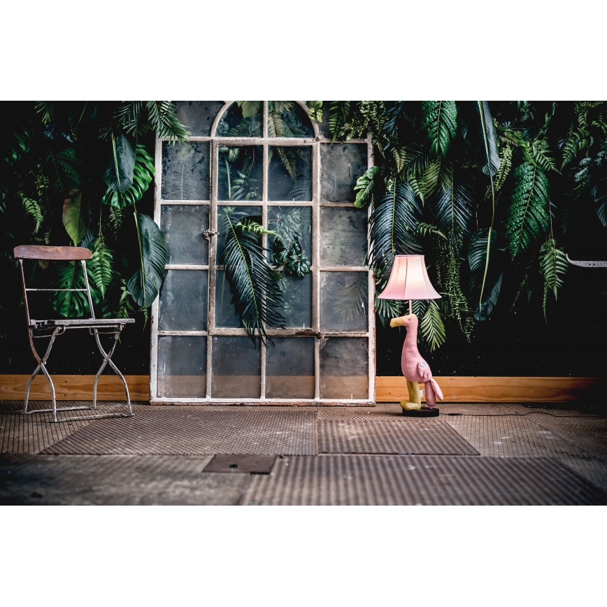 Happy Lamps - LED Golvlampa för barn MINGO LED/5,4W/230V flamingo