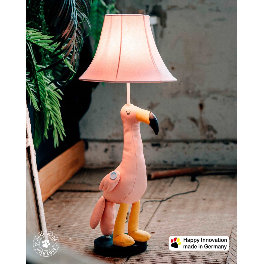 Happy Lamps - LED Golvlampa för barn MINGO LED/5,4W/230V flamingo