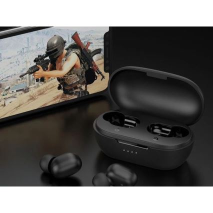 Haylou -  Vattentäta trådlösa hörlurar GT1 Pro Bluetooth svart