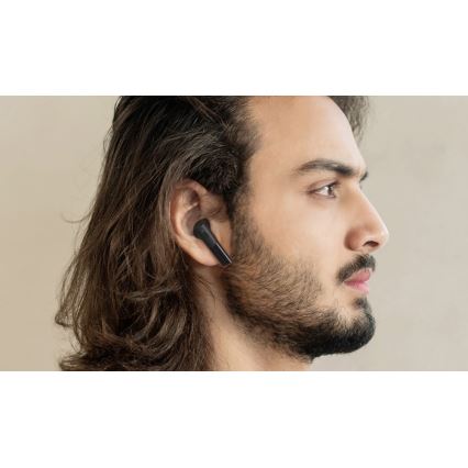 Haylou -  Vattentäta trådlösa hörlurar GT6 Bluetooth IPX4 svart
