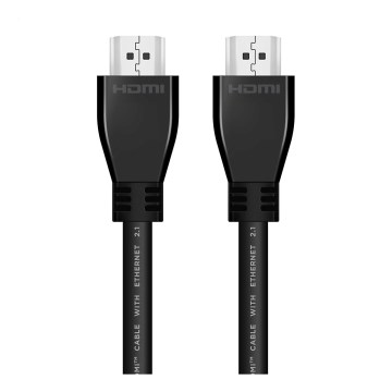 HDMI kabel med Ethernet 2.1 8K 2m svart