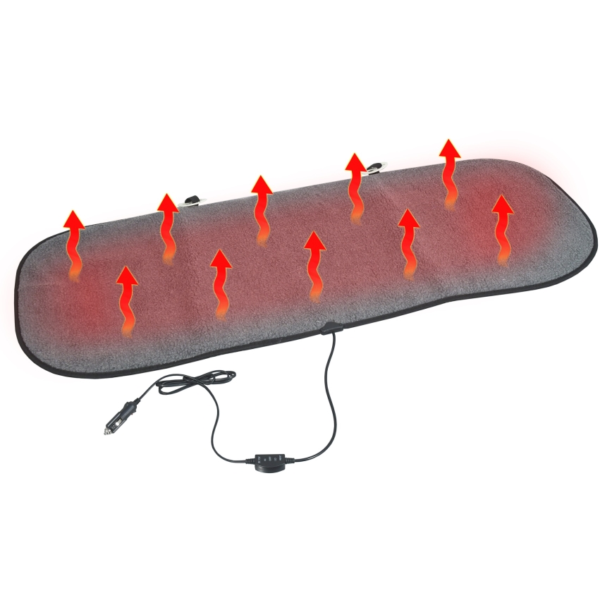 Heated rear seat cover with a termostat 12V grå