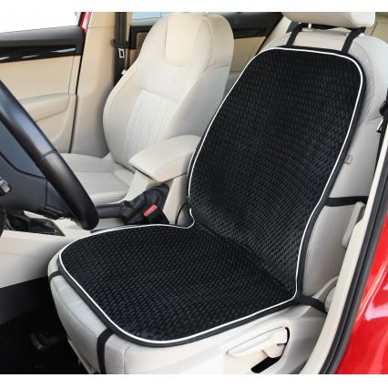 Heated seat cover with a termostat 12V svart