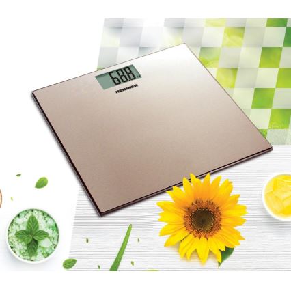 Heinner HBS-180SSGD - Digital personvåg 2xAAA rostfritt stål