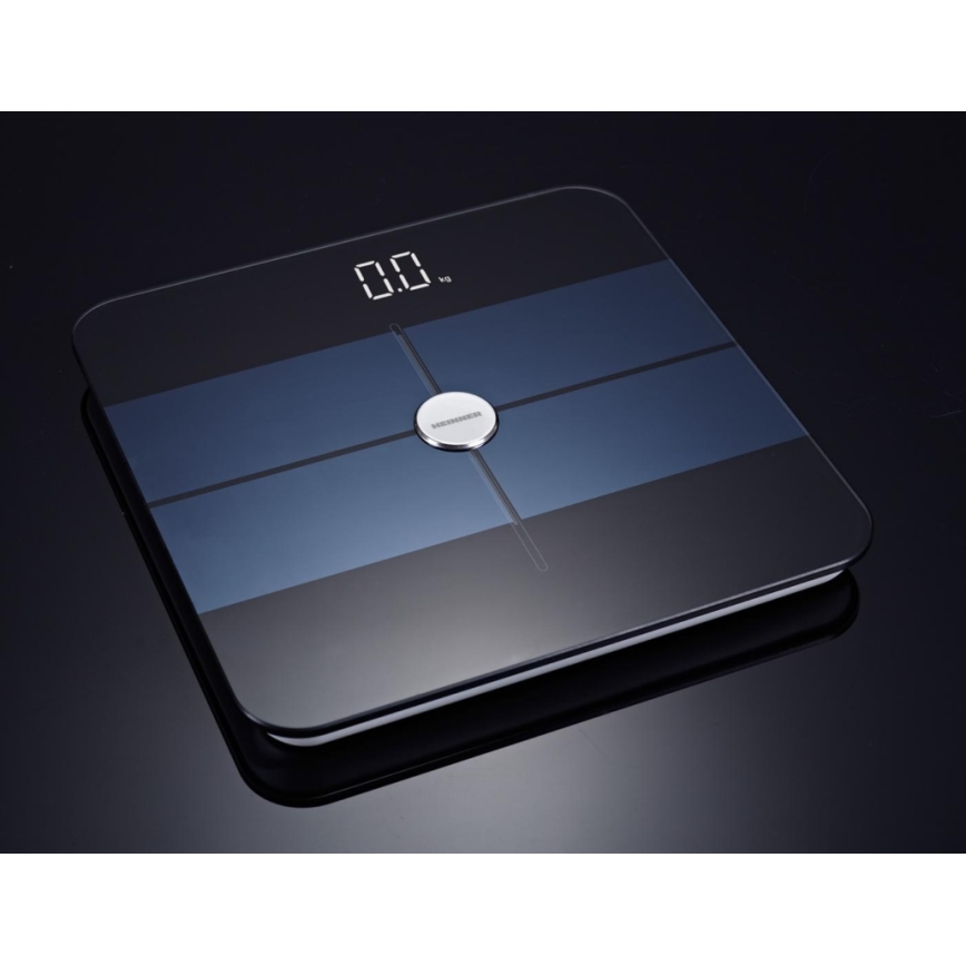 Heinner HBS-BTH180BK - Digital personvåg 2xAAA svart/blå