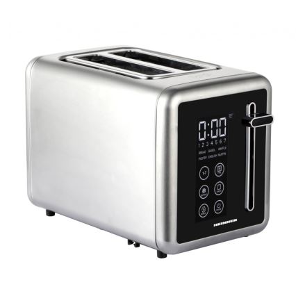 Heinner HTP-DD900BKSS - Digital brödrost 900W/230V i rostfritt stål