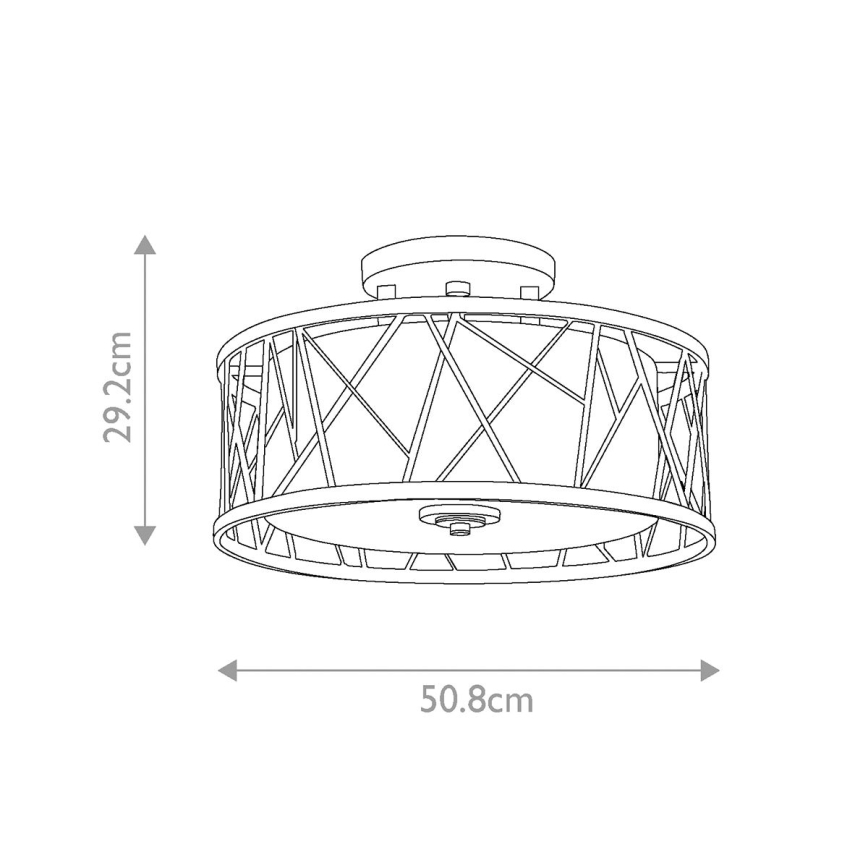 Hinkley - Fäst ljuskrona NEST 3xE27/75W/230V gyllene