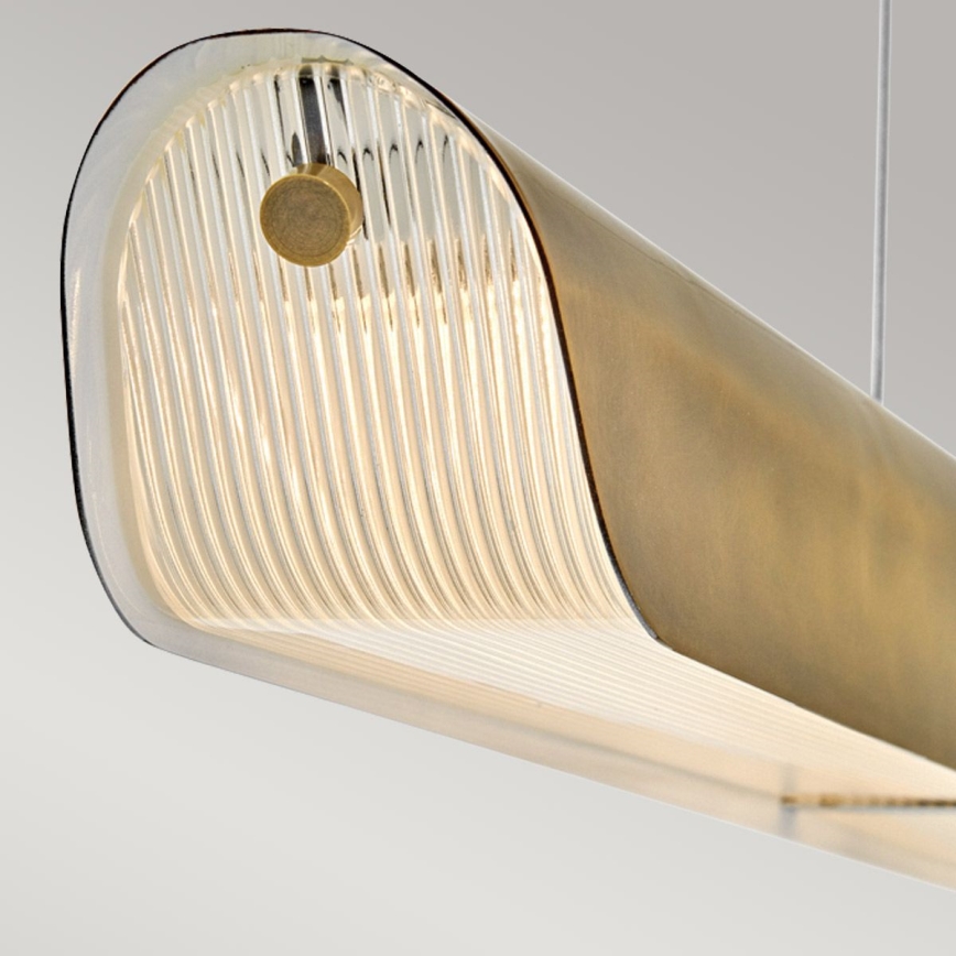Hinkley - LED-pendel på vajer ARCO LED/43W/230V 3000K guld