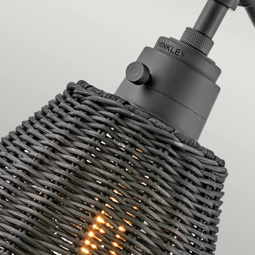 Hinkley - ARTI väggspot 1xE27/60W/230V svart