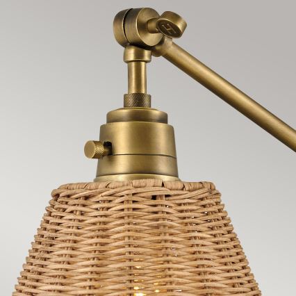 Hinkley - Väggspotlight ARTI 1xE27/60W/230V guld/brun