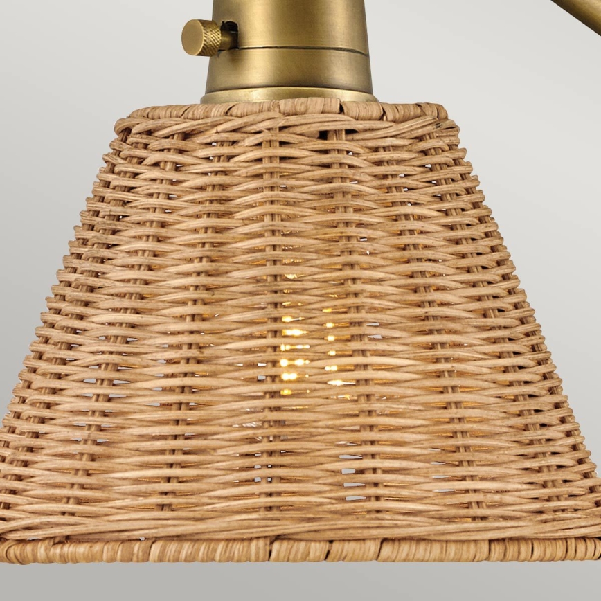 Hinkley - Väggspotlight ARTI 1xE27/60W/230V guld/brun