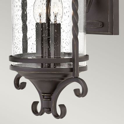 Hinkley - Vägglampa för utomhusbruk CASA 2xE14/40W/230V IP44